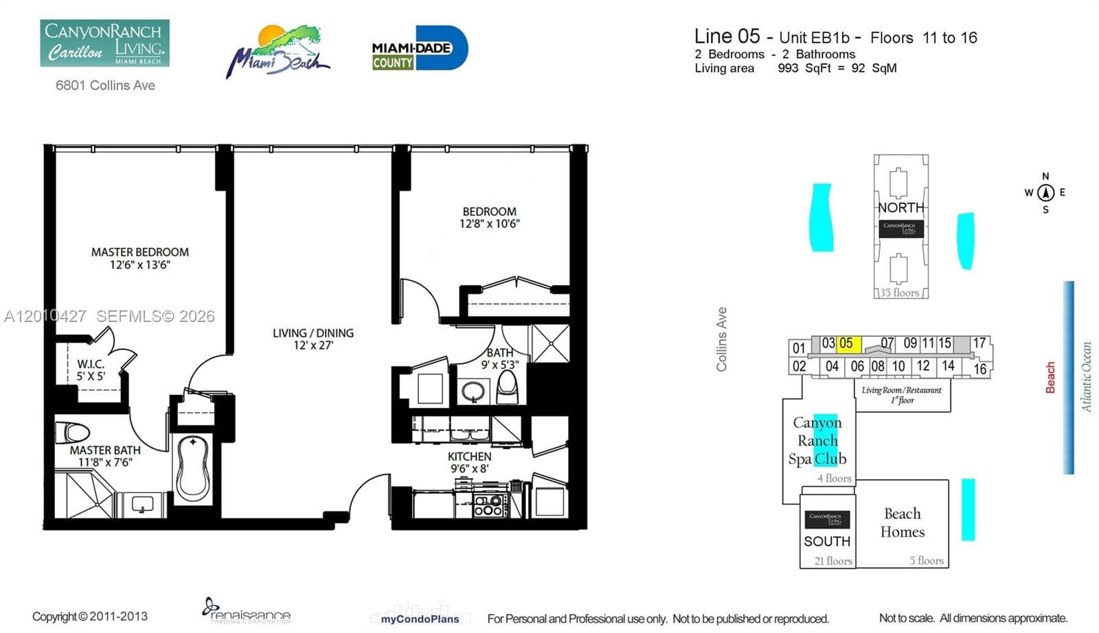 6801 Collins Ave 1215 photo 20