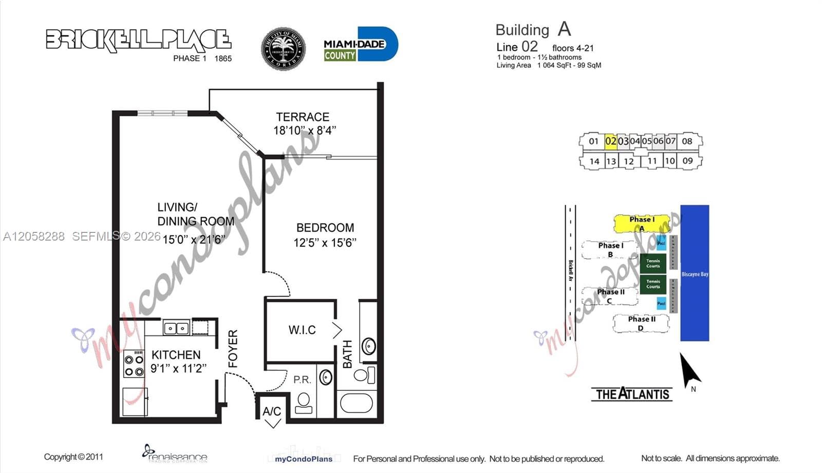 1865 Brickell Ave A1802 photo 14